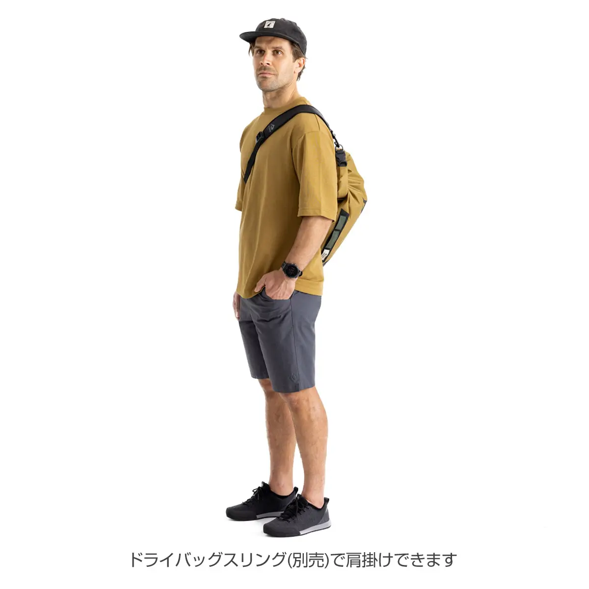 ビッグリバードライバッグ ジェットブラック 5リットル