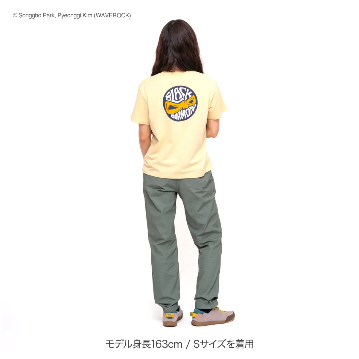 ウィメンズ ロープバッジティー ホワイトオーク S