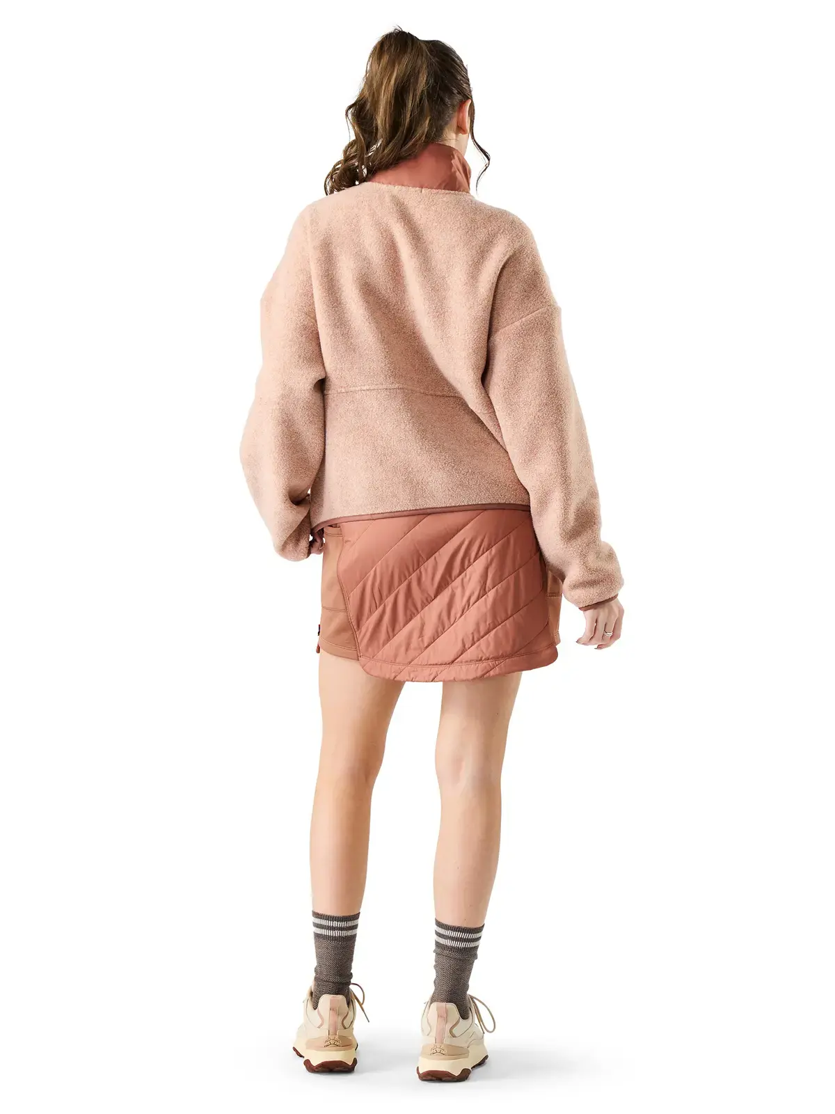【WEB限定】 ウィメンズ セカンドカットフリース 1/2ジップ ライトモカ S