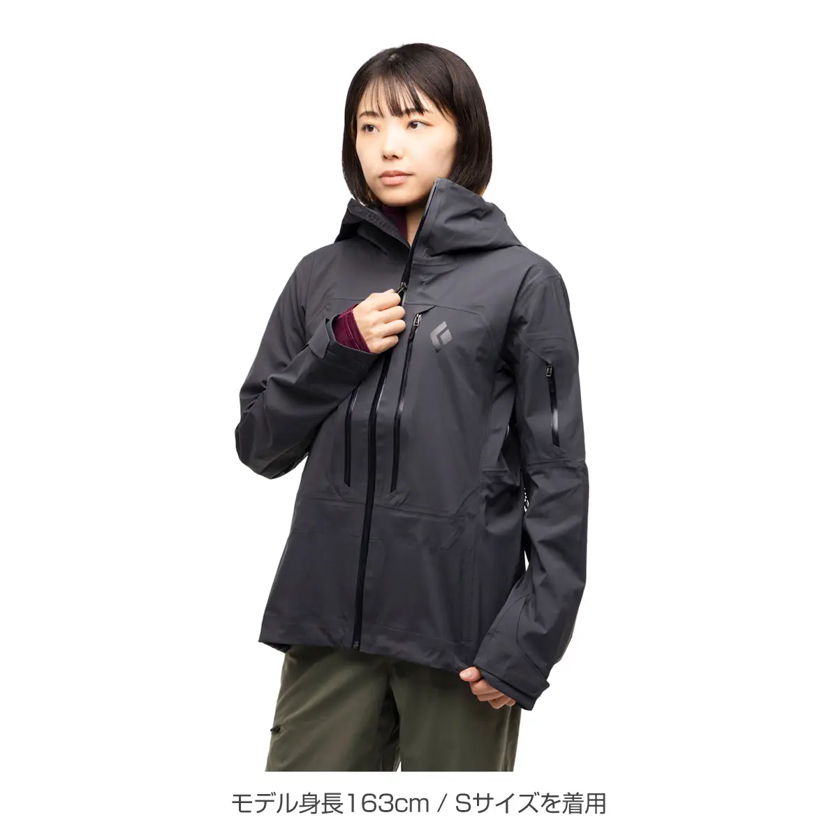 【OUTLET】 ウィメンズ リーコンストレッチLTシェル (カーボン L) カーボン L