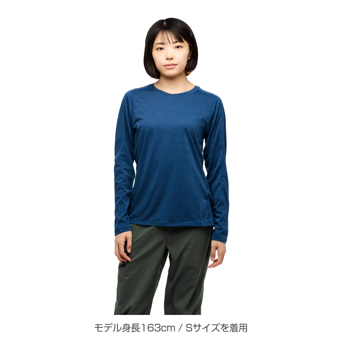 【OUTLET】 ウィメンズ ライトワイヤーロングスリーブテックティー ブラック S