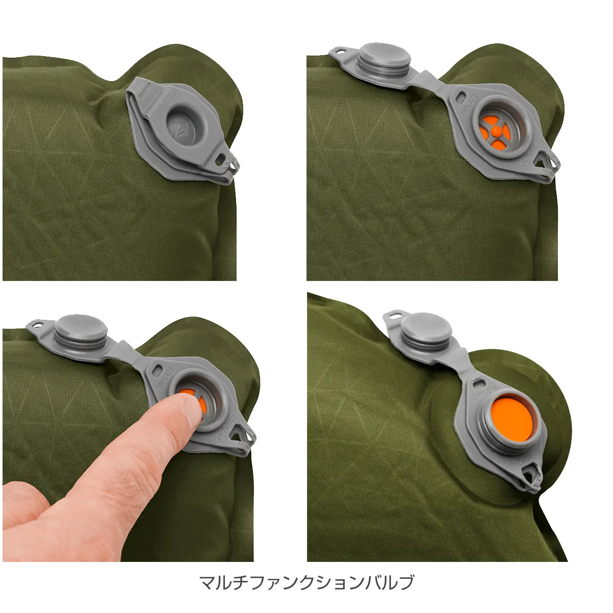 【OUTLET】 キャンププラスS.I.マット モス レクタンギュラーラージ