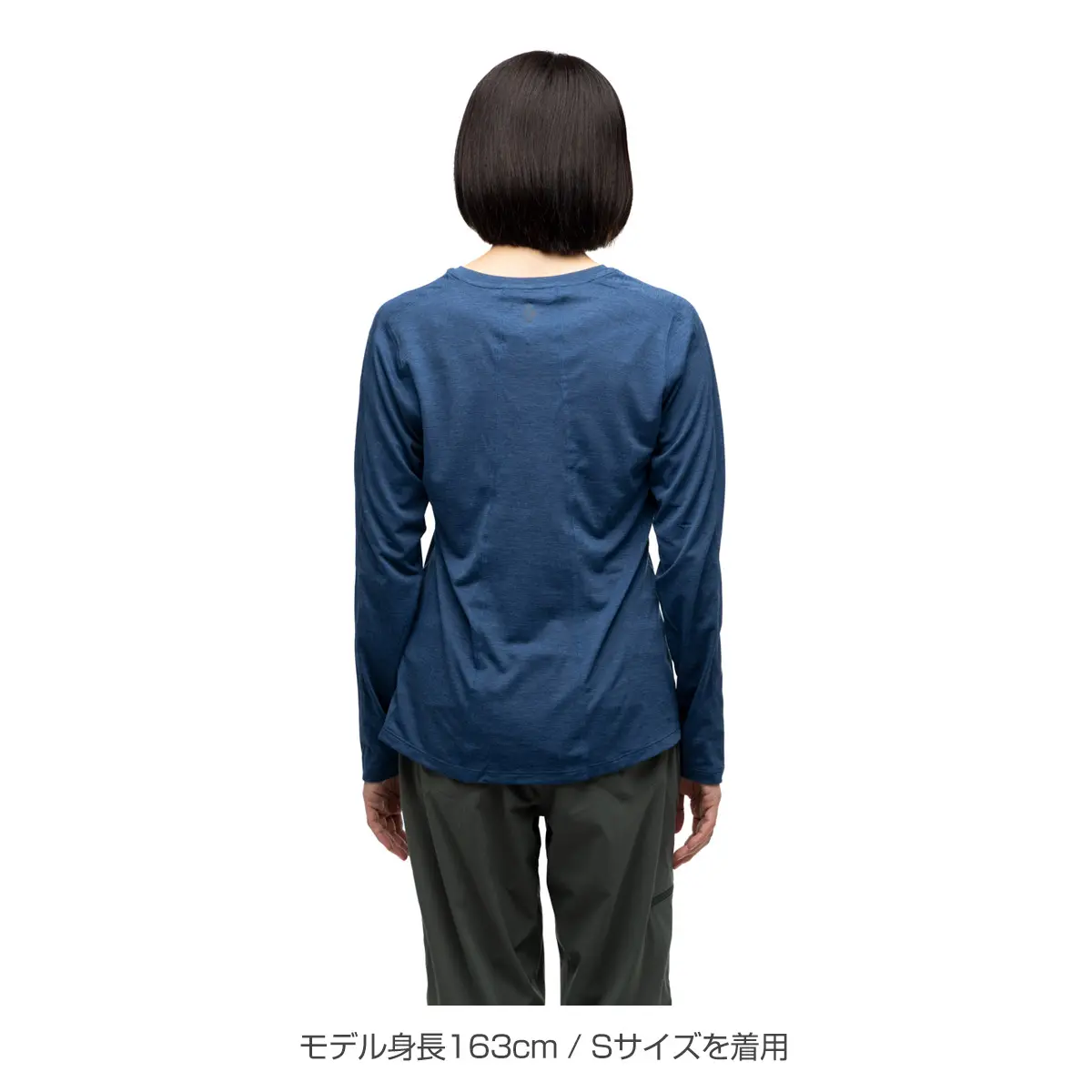 【OUTLET】 ウィメンズ ライトワイヤーロングスリーブテックティー ブラック S