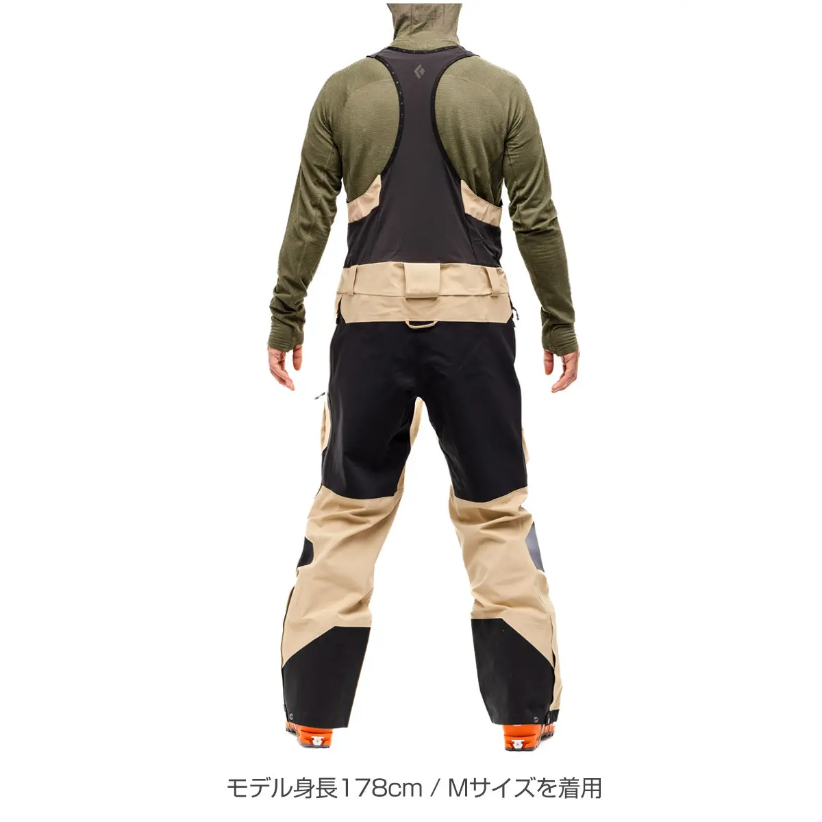 【OUTLET】 メンズ リーコンストレッチプロビブ カーキ/スモーク S