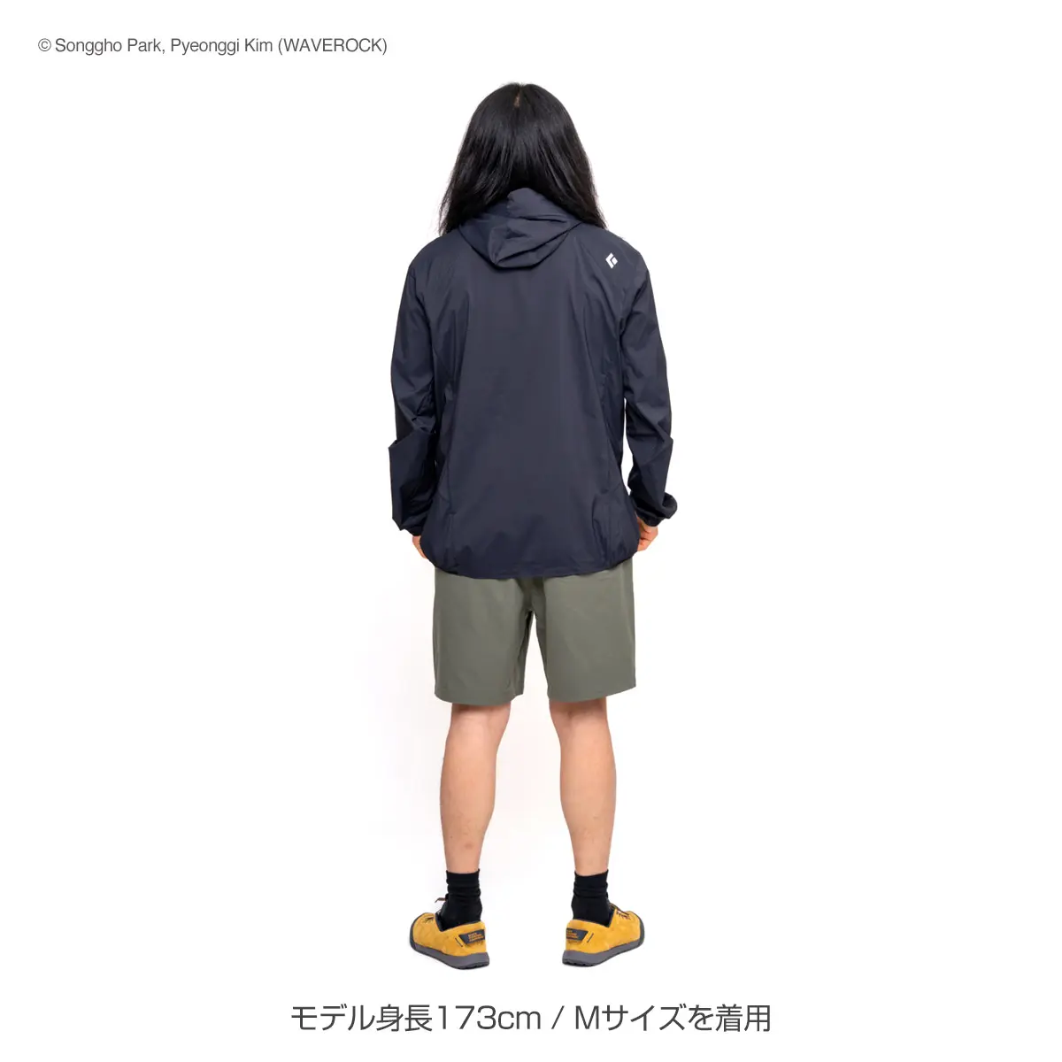 メンズ アルパインスタートフーディー ブラック XS