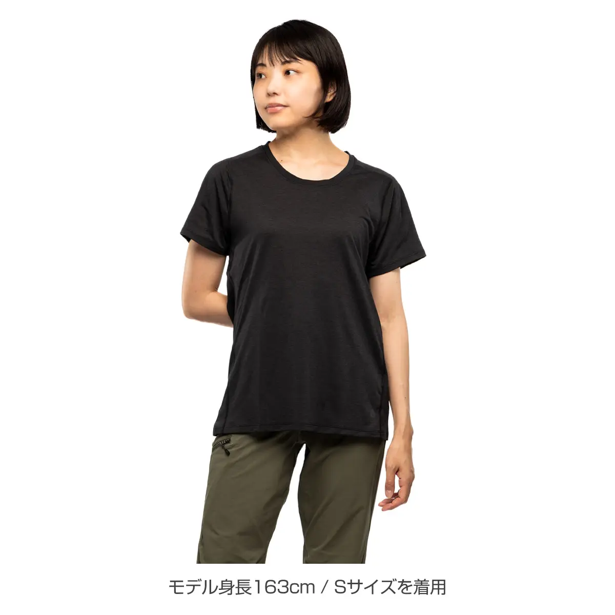 【OUTLET】 ウィメンズ ライトワイヤーテックティー ブラック M