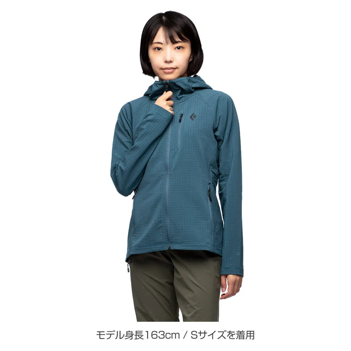 【OUTLET】 ウィメンズ コエフィシエントストームフーディー ブラック XS