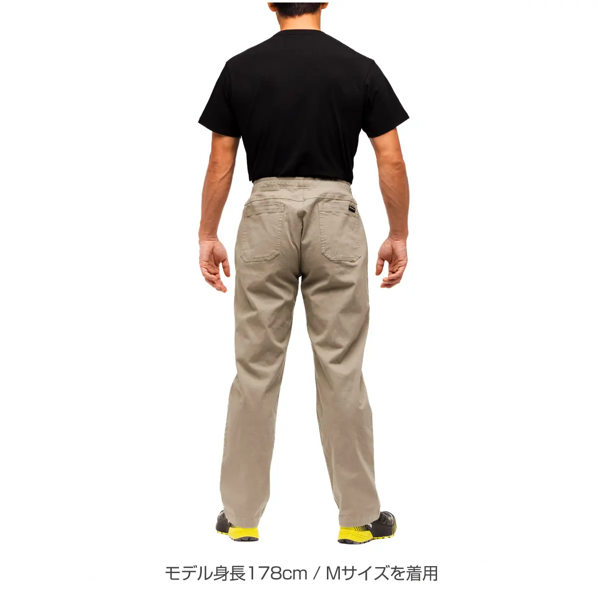 メンズ ダートバックパンツ ブラック S