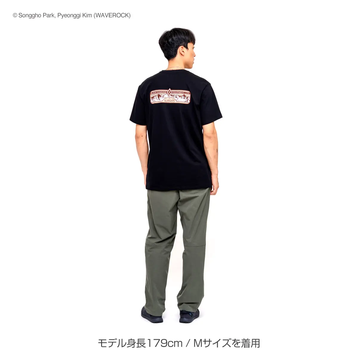 【OUTLET】 メンズ ヘリテージアルピニストティー ブラック S