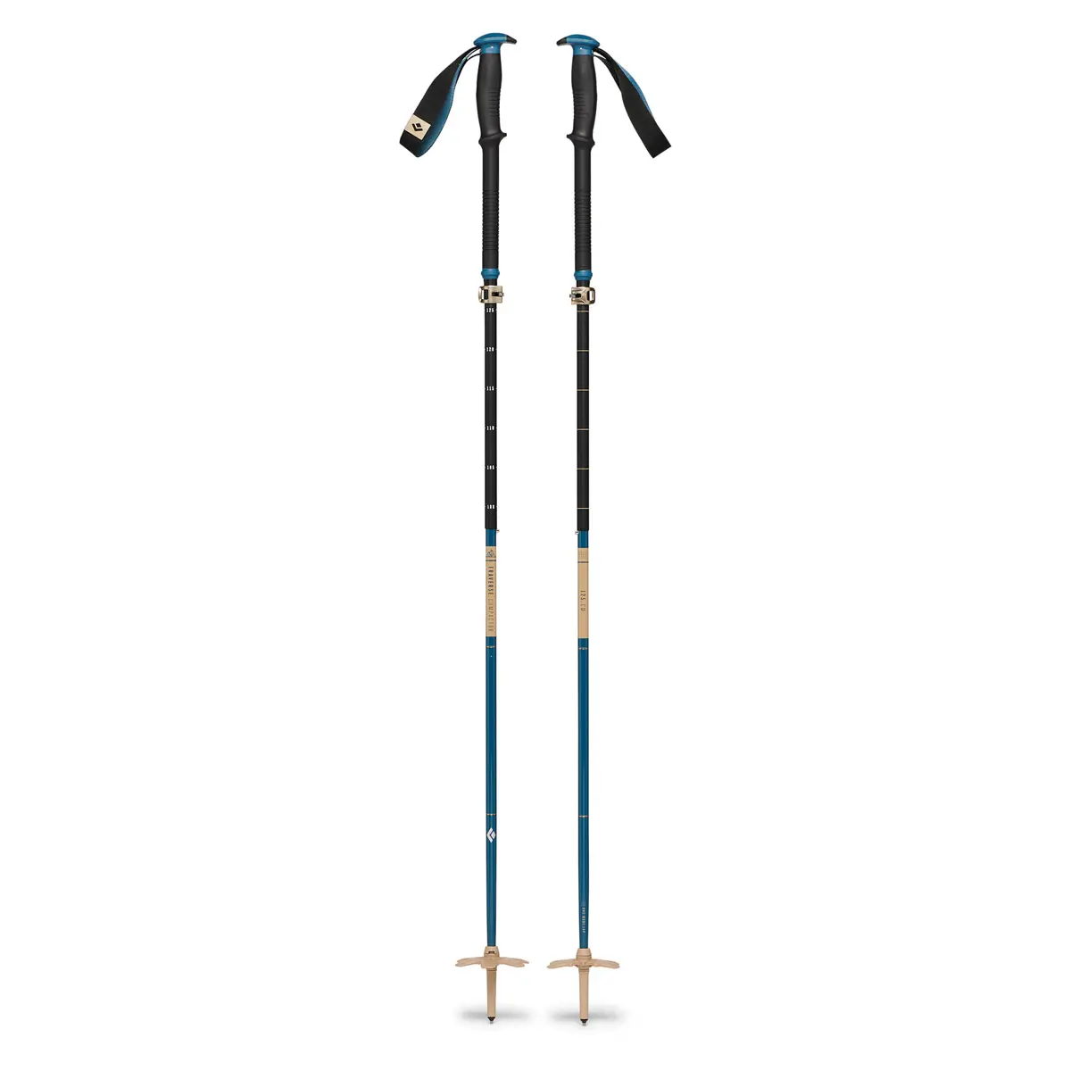 トラバースコンパクタースキーポール クリークブルー 125cm