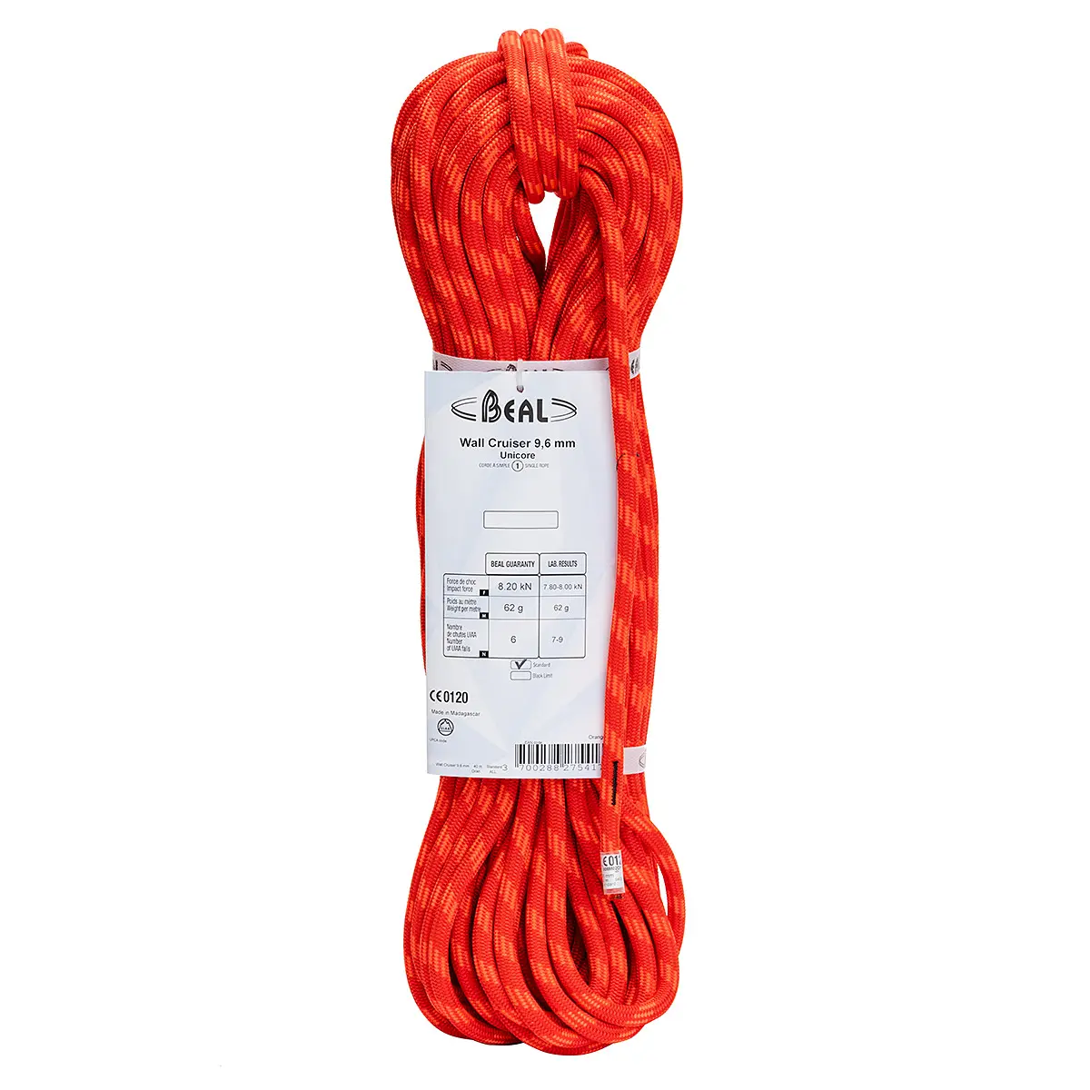 9.6mmウォールクルーザーユニコア オレンジ 40m