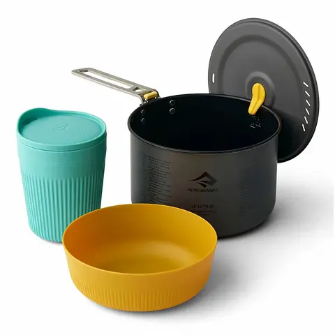 【OUTLET】 フロンティアULワンポットクックセット[1P]2Lポット3点セット