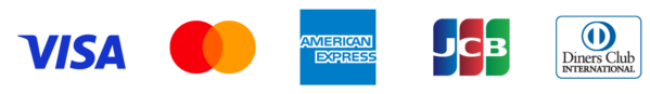 VISA MASTERCARD JCB アメリカン・エキスプレス ダイナース